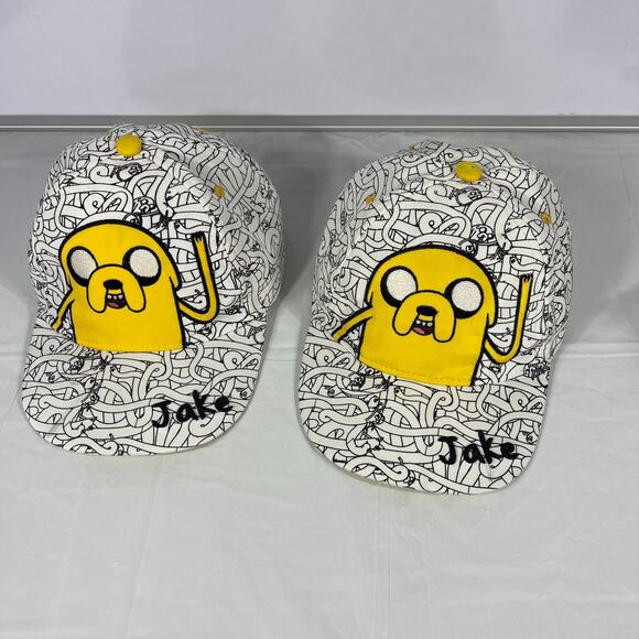 Adventure Time Jake the Dog Cartoon Network Allover Print Adjustable Cap Hat - Picture 1 of 8